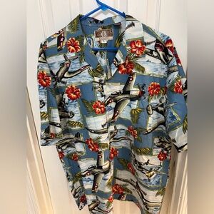 KALAHEO WWII Theme Hawaiian Shirt